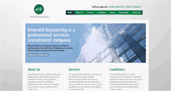 Desktop Screenshot of emeraldresourcing.com