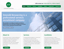Tablet Screenshot of emeraldresourcing.com